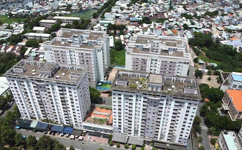 The social housing project in Bien Hoa City is under operation. Documentary photo: HAC