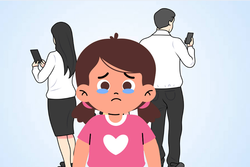 Consequences when parents lack care for their children. Graphics: Thien Nhan