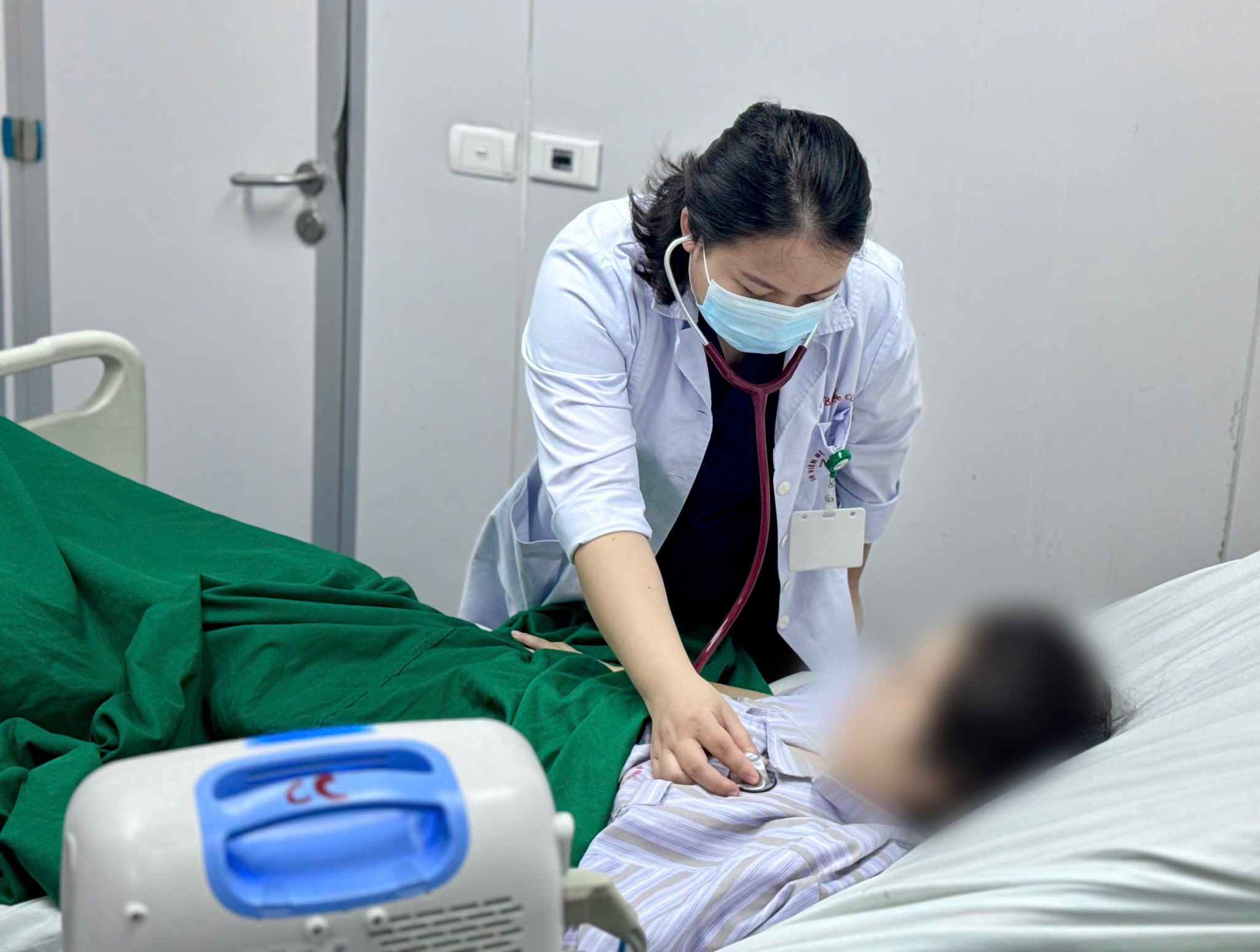 Pregnant women with critical lung cancer during IVF pregnancy. Photo: Thanh Dang