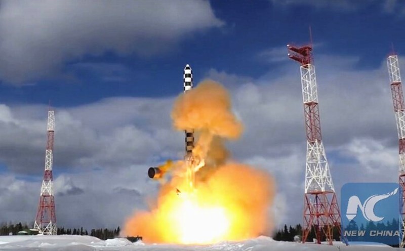 A Russian missile test in 2018. Photo: Xinhua