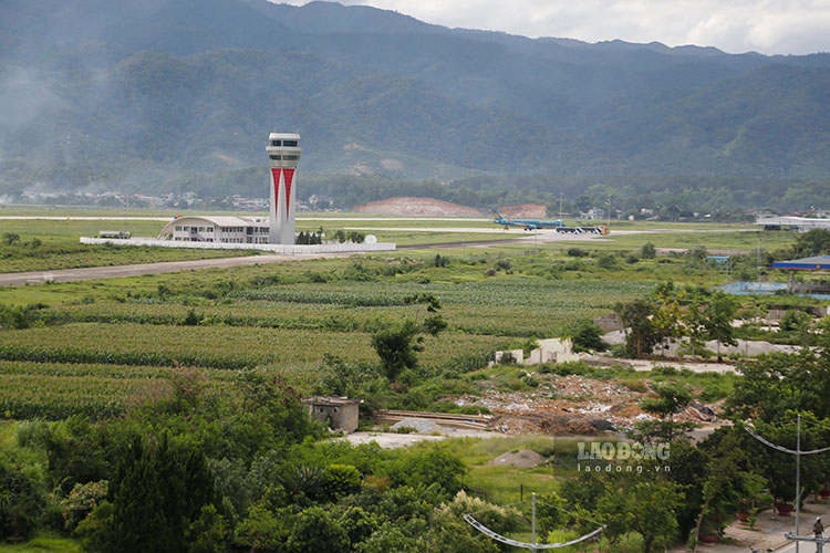 ディエンビエンに新しい都市圏、空港のすぐ隣の歩行者天国が間もなく登場。写真:クアン・ダット