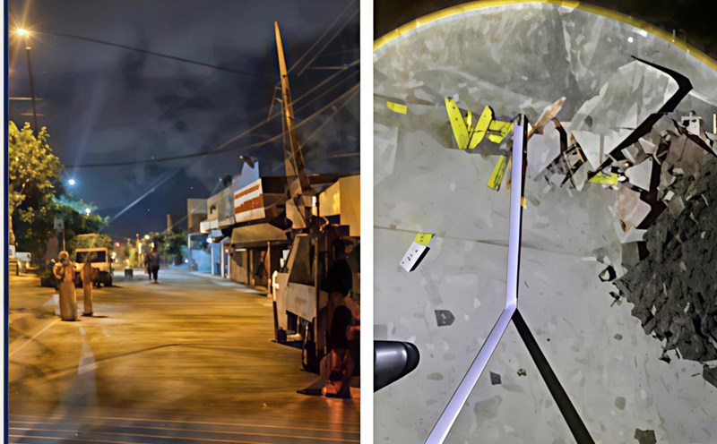 A young man in Hai Phong died in a car accident. Photo: Hai Phong Traffic Safety Committee