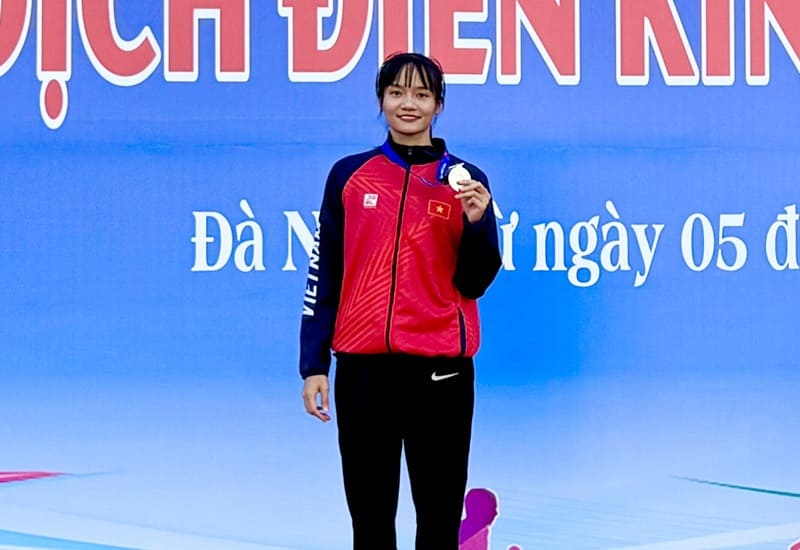 Tran Thi Loan tu tin san sang chinh phuc SEA Games 33-2025. Anh: Hoai Viet