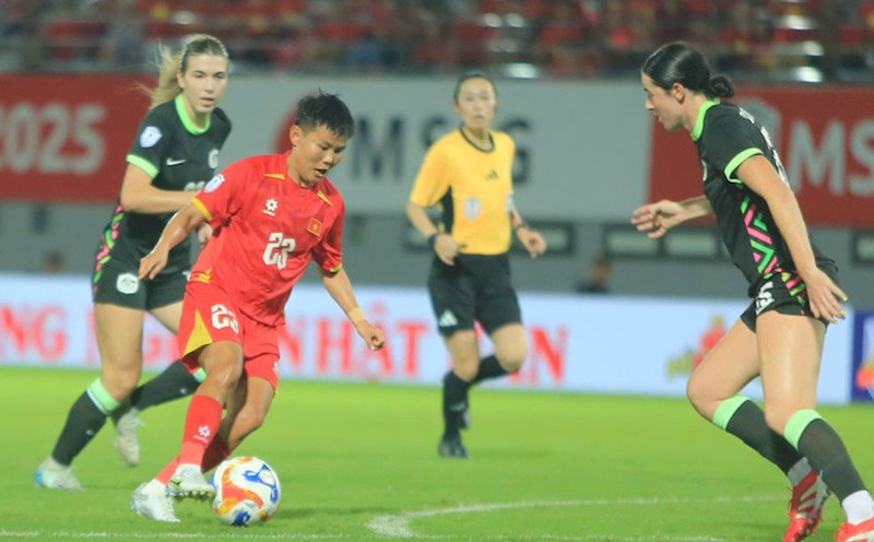The Vietnamese women's team lost to Australia in the semi-final. Photo: Pham Thach