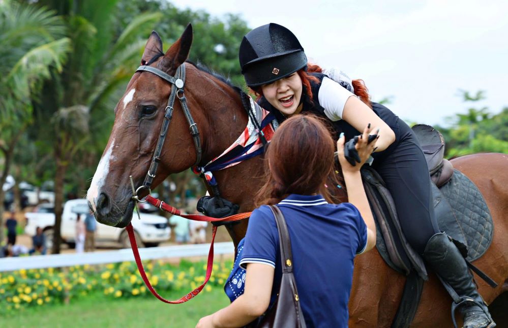 For the first time in Vietnam, the horse riding tournament for the overseas movement will be held. Photo: Lam Hong