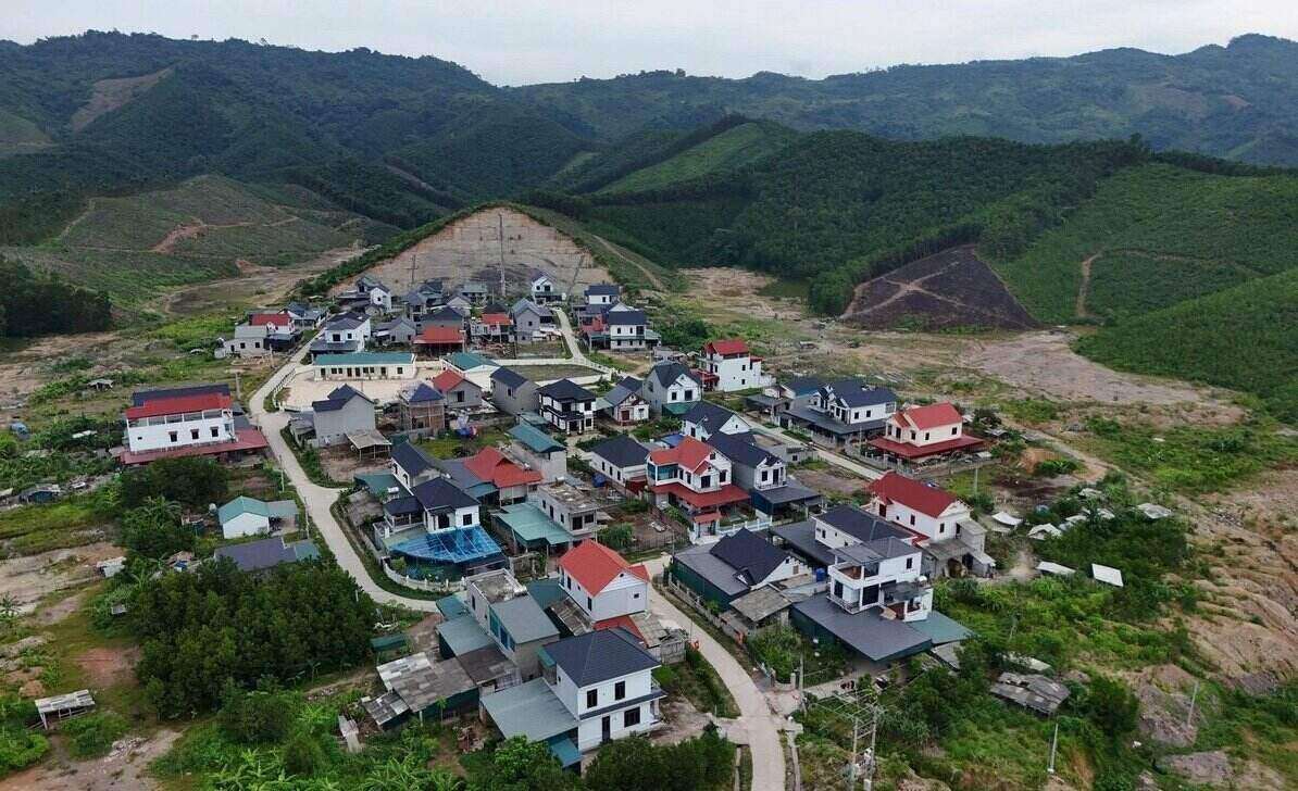 Mot goc khu tai dinh cu thon Khi (xa Binh Hem cu) nay la xa Yen Phu, tinh Phu Tho. Anh: Trung Kien