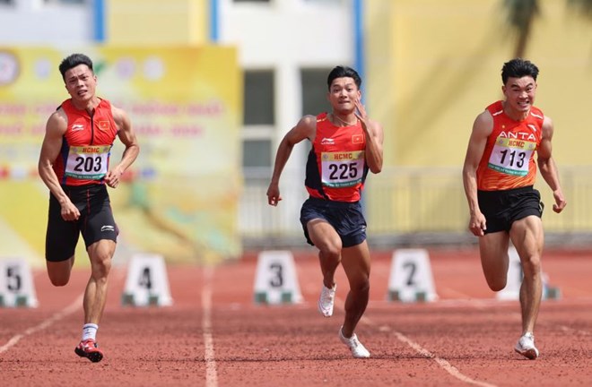 Athletes at the Ho Chi Minh City United Speed Cup 2025 Athletics Tournament. Photo: Thanh Vu