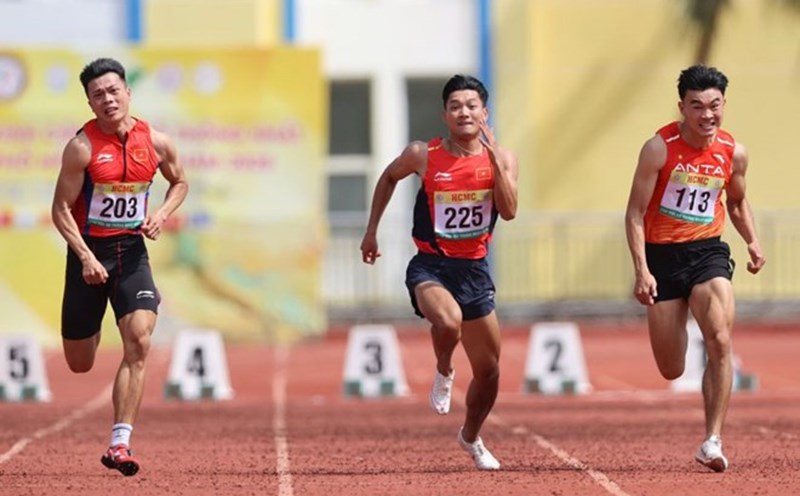 Athletes at the Ho Chi Minh City United Speed Cup 2025 Athletics Tournament. Photo: Thanh Vu