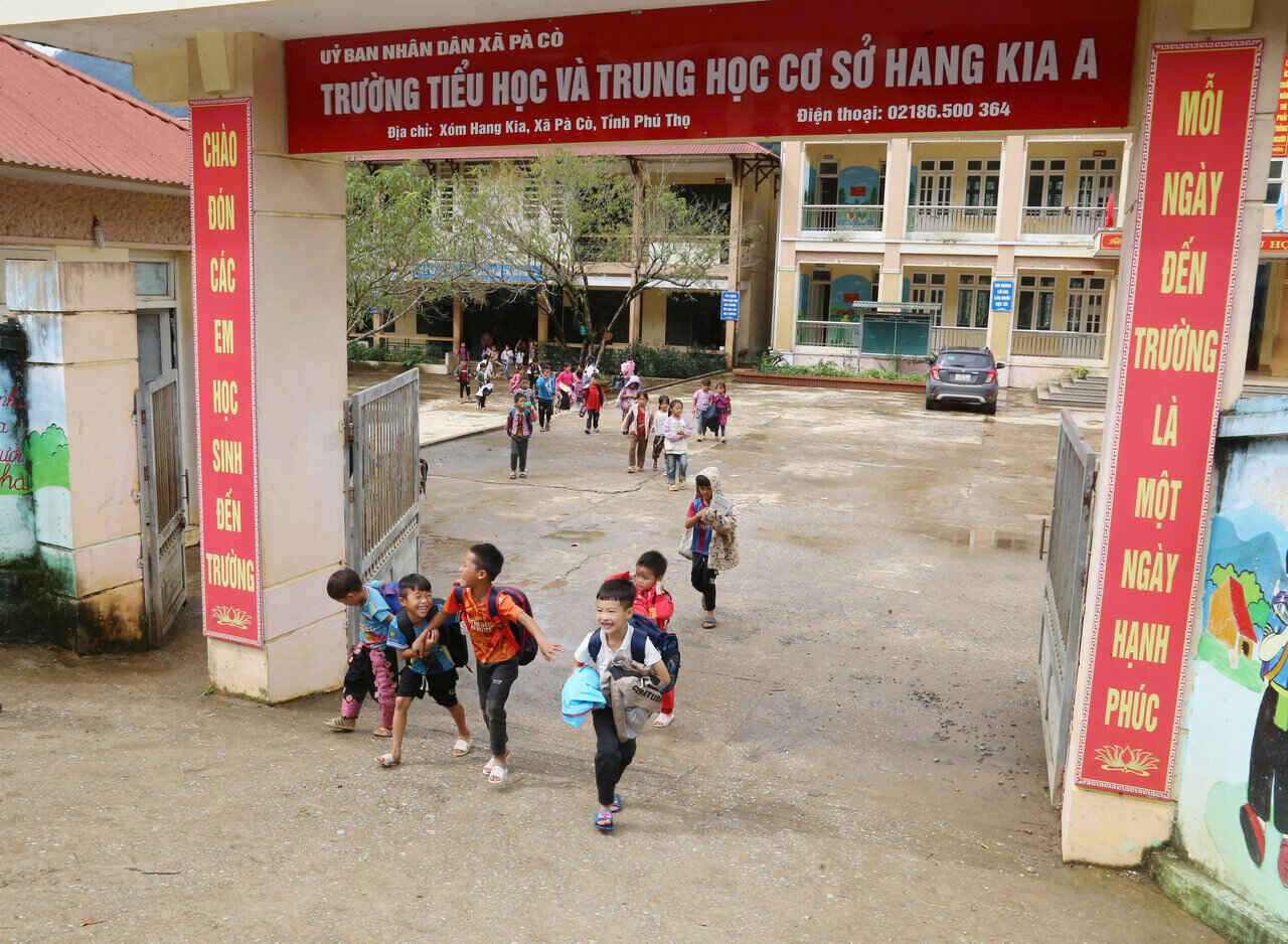 Truong TH&THCS Hang Kia A truoc them nam hoc moi. Anh: Binh Khang