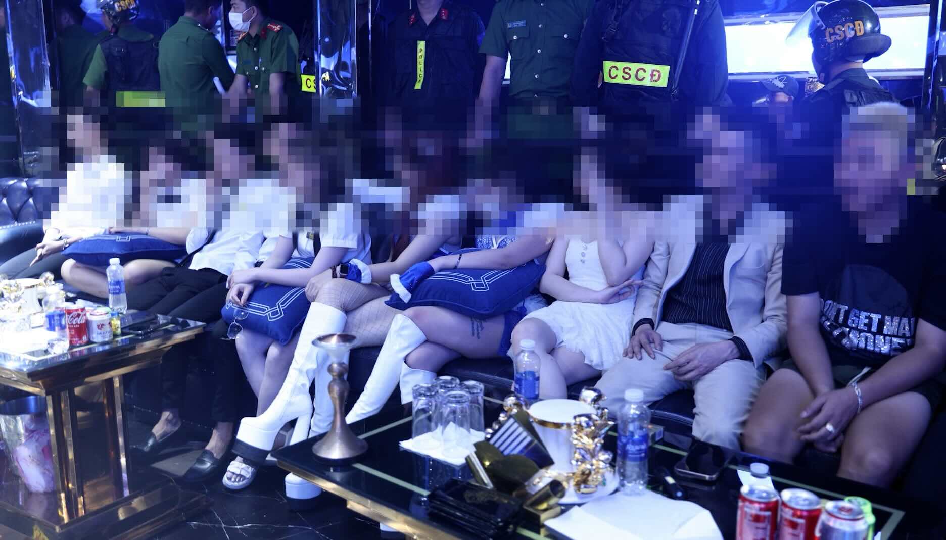 At midnight, the police raided the nightclub and discovered 145 young men and women tested positive for drugs.