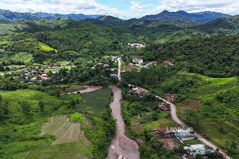 Center of Sin Thau commune, Dien Bien province. Photo: Quang Dat