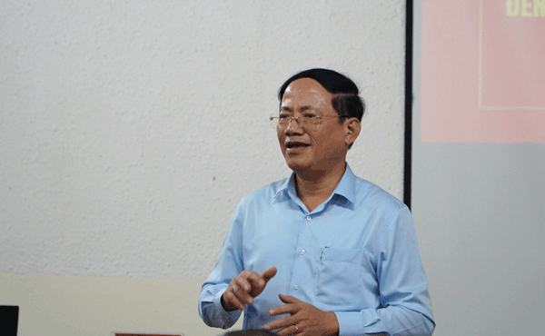Ong Pham Anh Tuan - Chu tich UBND tinh Gia Lai khuyen khich doanh nghiep tu nhan ung dung cong nghe, doi moi, sang tao. Anh: Thanh Tuan