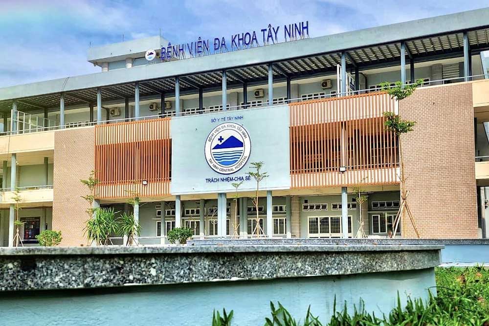 Tay Ninh General Hospital is located in Tan Ninh ward, Tay Ninh province. Photo: Tay Ninh General Hospital
