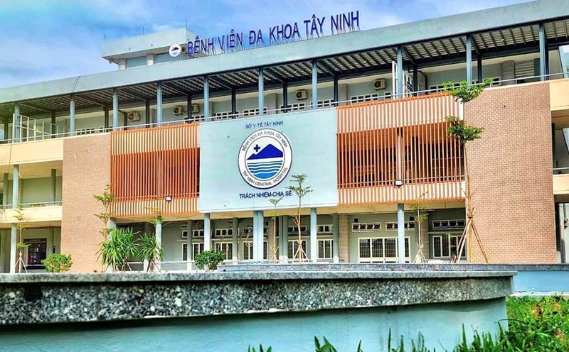Tay Ninh General Hospital is located in Tan Ninh ward, Tay Ninh province. Photo: Tay Ninh General Hospital