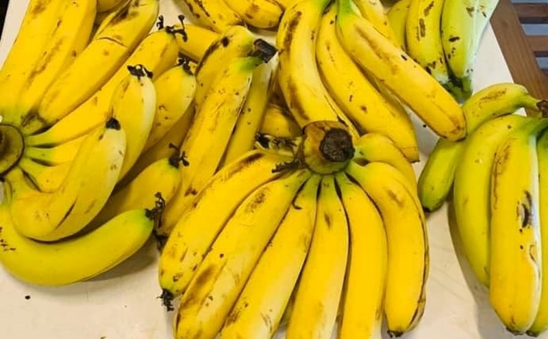 Sleep will improve when eating ripe bananas at the right time. Photo: Kieu Vu