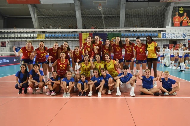Spain women's volleyball team. Photo: FIVB
