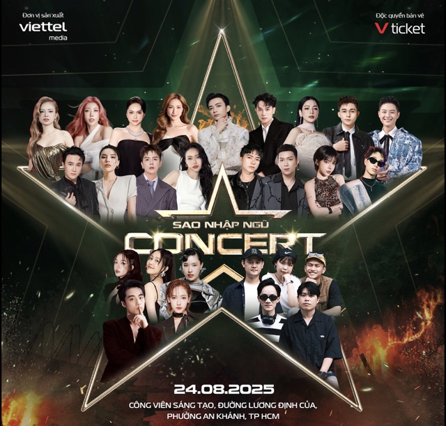 Sao Quan Ngu 콘서트: 베트남 최고의 스태프가 모여 폭발적인 밤을 약속합니다. 사진: Viettel 제공