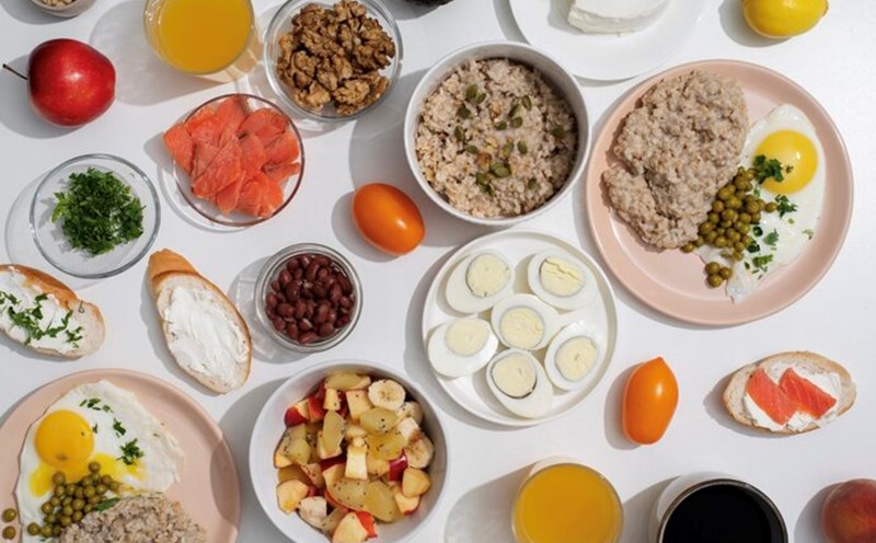 Benefits of eating a lot of calories at the beginning of the day. Photo: Thuy Duong