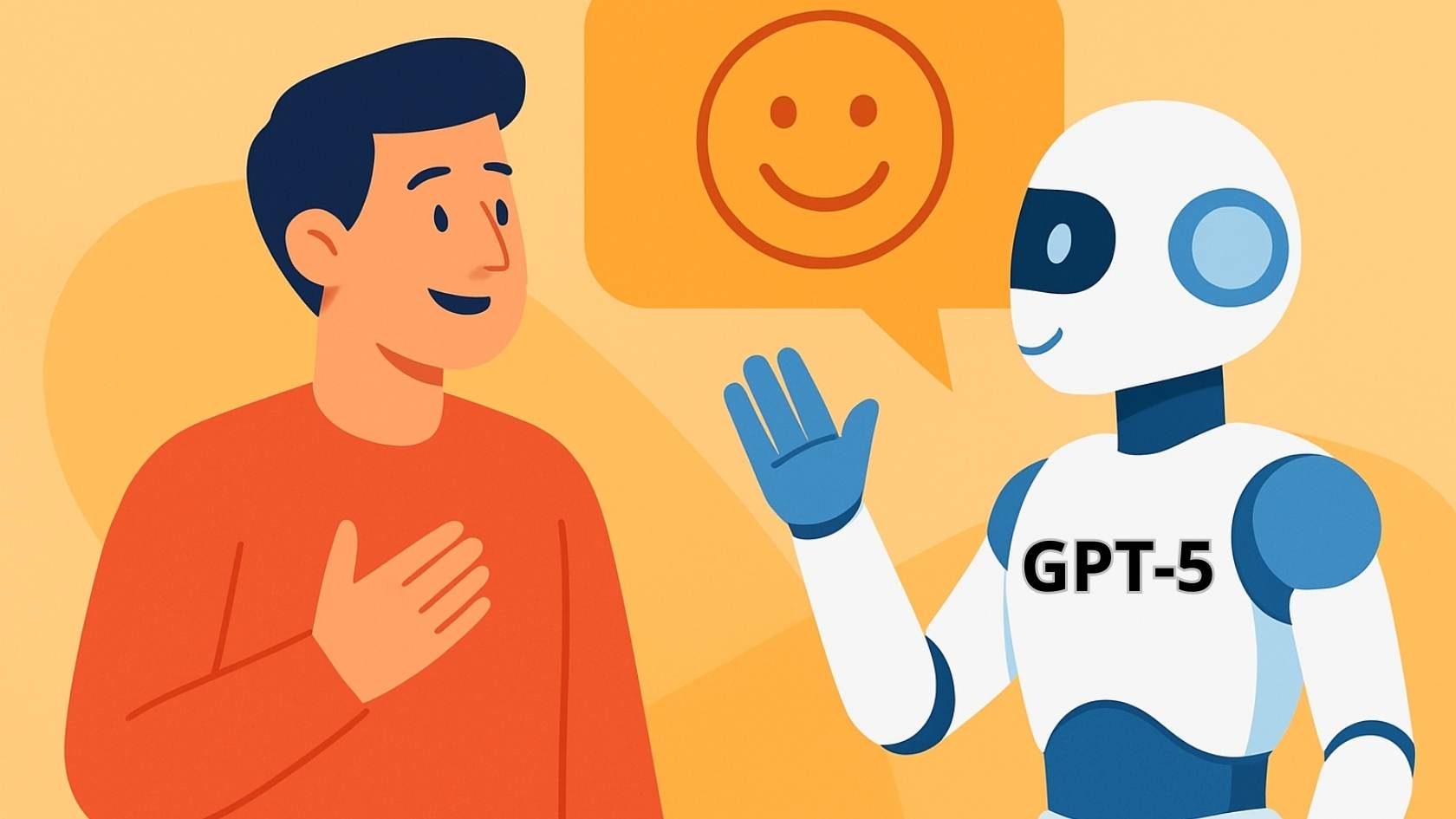 OpenAI vua thong bao ban cap nhat cho mo hinh GPT-5 voi muc tieu giup san pham gan gui va than thien hon. Do hoa: Hao Thien