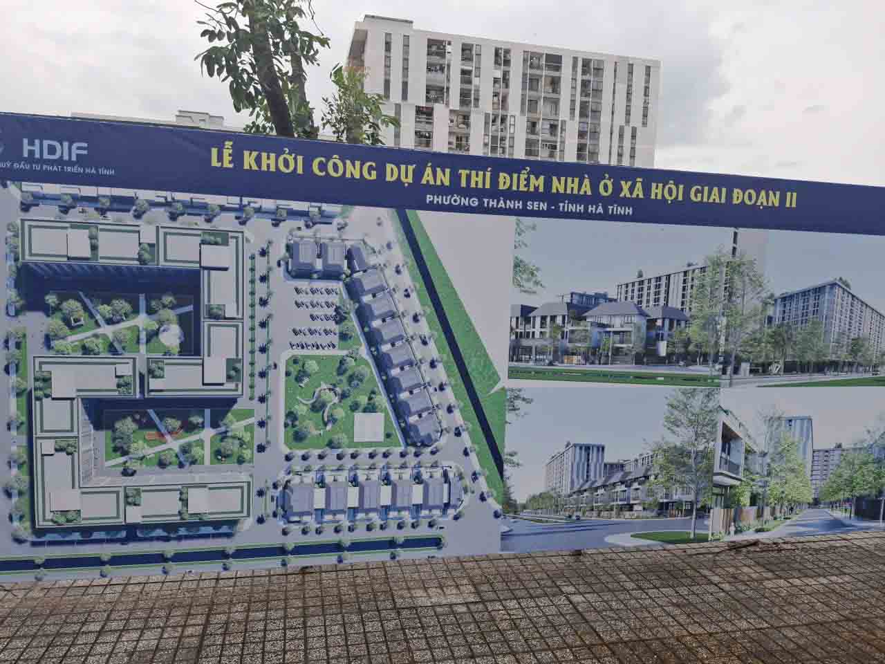 Phoi anh Du an Nha o xa hoi. Anh: Tran Tuan.