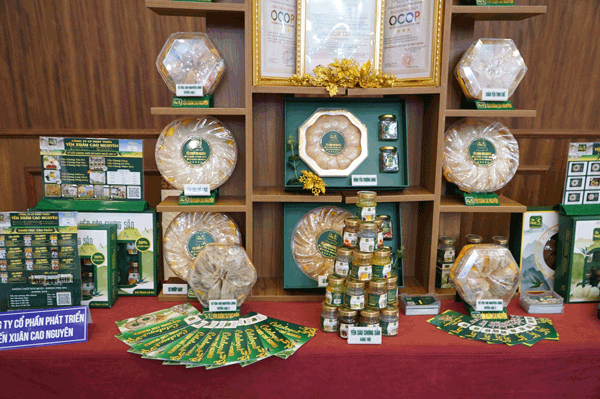 Many OCOP agricultural products of Gia Lai province have export value to the Chinese market. Photo: Thanh Tuan