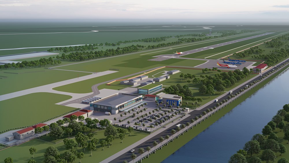 Expanding, upgrading airports, creating runways for Ca Mau to take off
