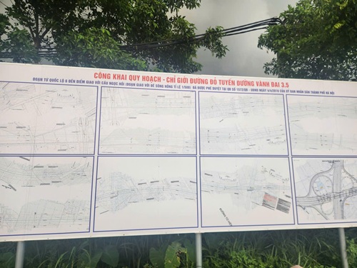 Cau Ngoc Hoi la hang muc quan trong cua tuyen duong Vanh dai 3,5. Anh: Minh Hanh 