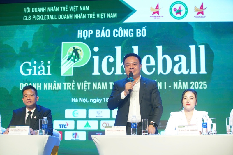 Buoi hop bao cong bo giai dau. Anh: Duy Pham