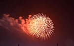 Nha Trang fires low-altitude fireworks during the National Day holiday on September 2