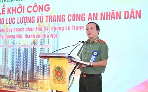 Bộ Công an khởi công thêm dự án xây dựng nhà ở cho cán bộ, chiến sĩ Công an