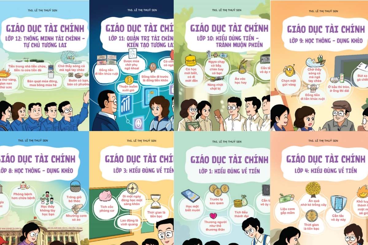 Ra mắt bộ sách Giáo dục tài chính cho học sinh từ lớp 1 đến lớp 12
