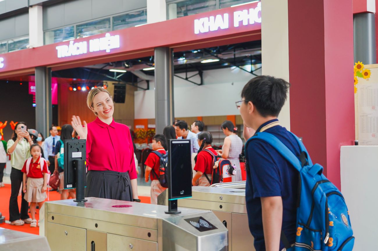 Modern equipment used in student management at VA Schools