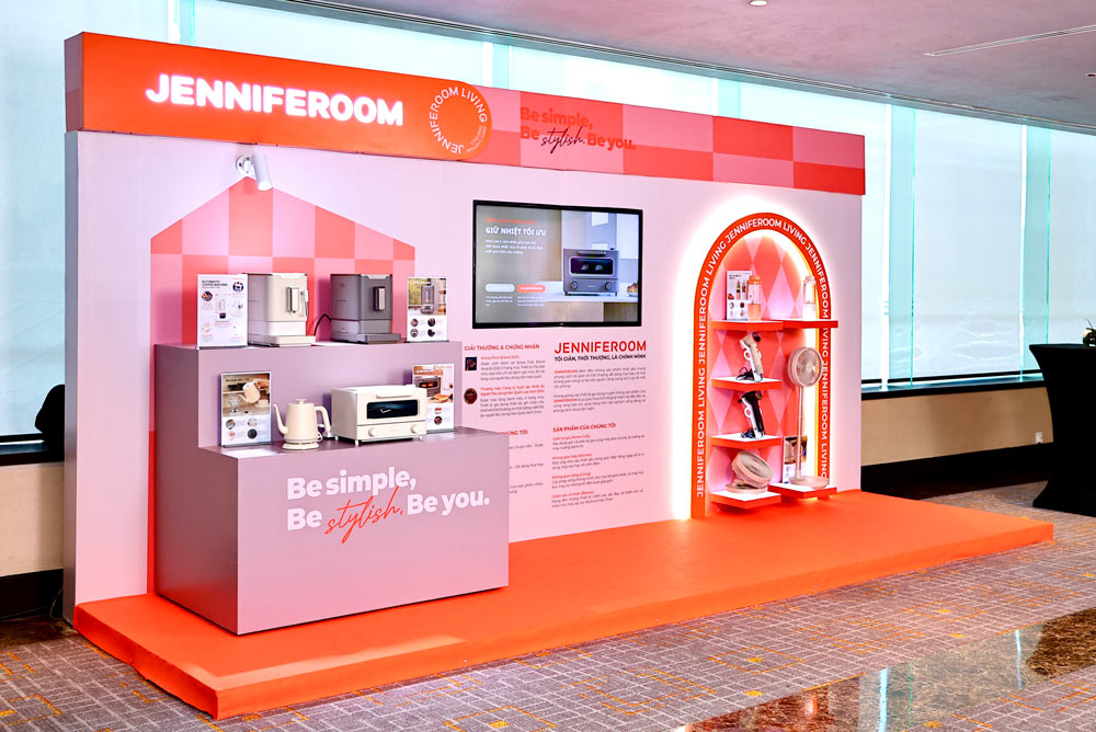 Experience space of JENNIFEROOM products at the launch event. Photo: Provided by the enterprise