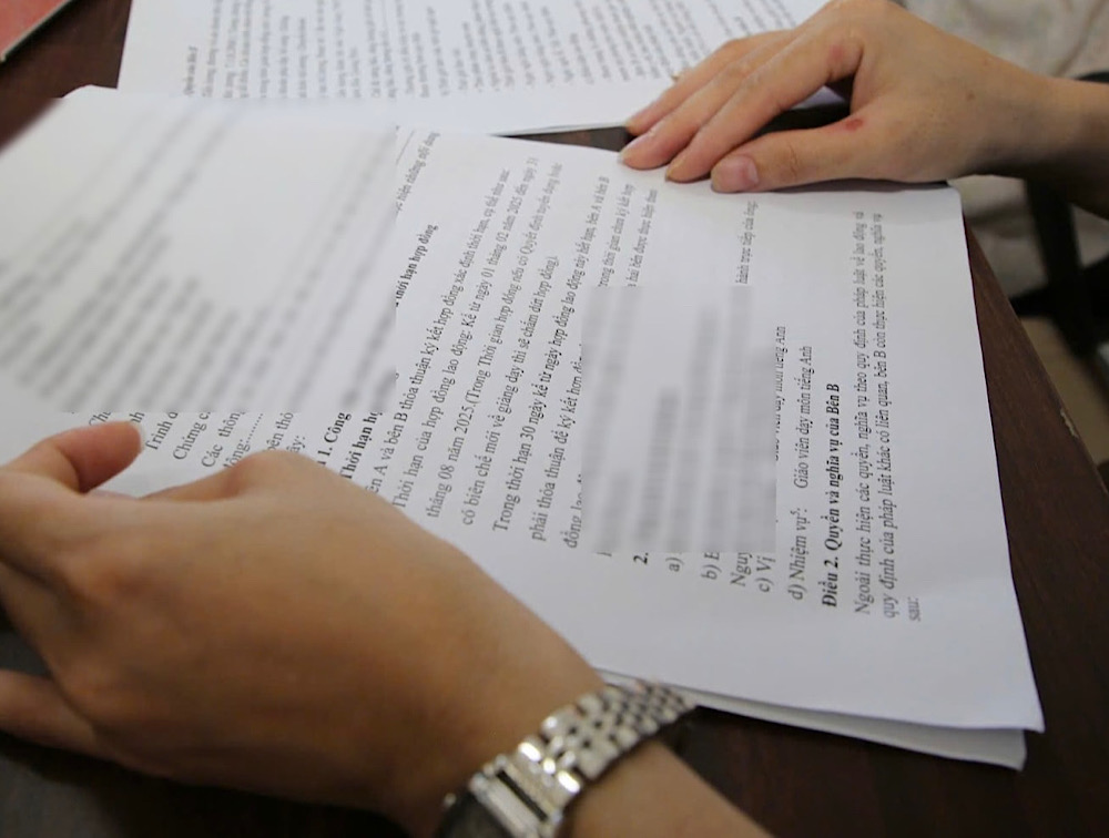 Many teachers have reported to Lao Dong Newspaper about the delay in paying salaries for June-July 2025. Photo: Cong Sang