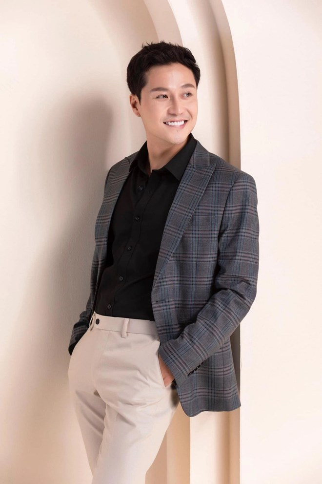 Thanh Son shared on the sidelines of the premiere of the movie "The War in the Air". Photo: Character provided