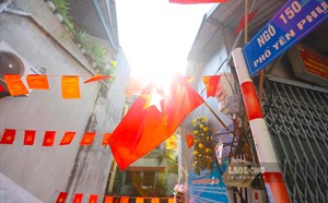 Hà Nội đề nghị người dân, trường học, bệnh viện treo cờ Tổ quốc từ 18.8 đến hết 3.9