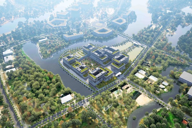 Phoi canh Trung tam R&D Viettel. Anh: Viettel