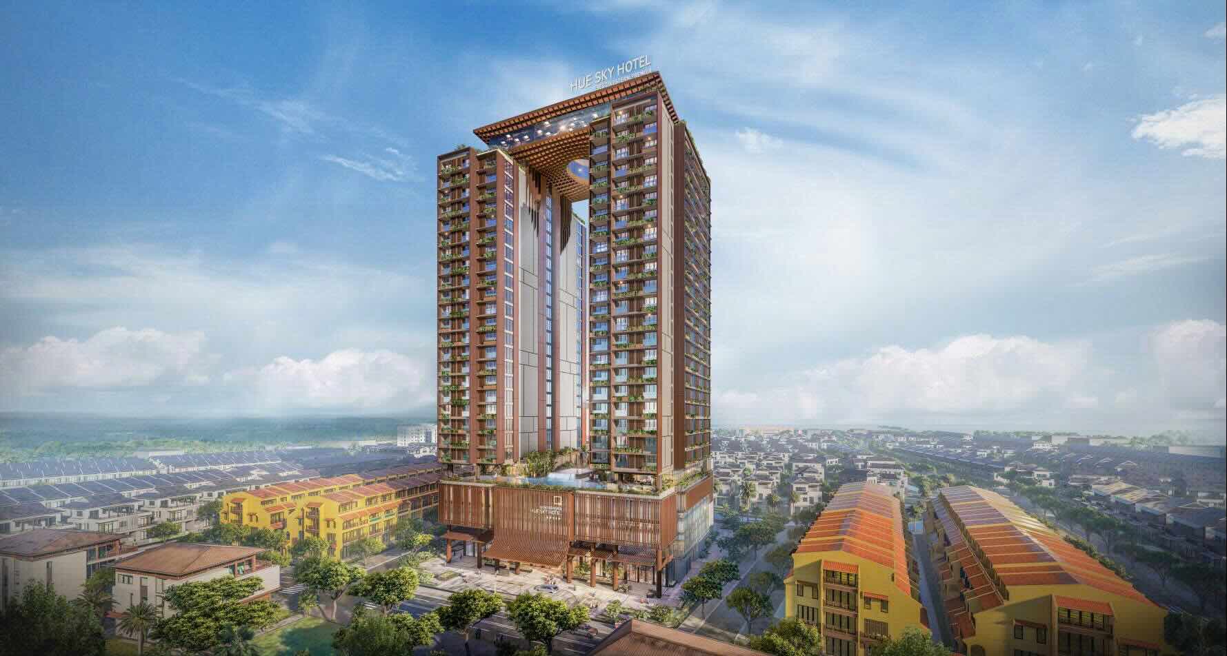 Perspective of the Hotel Project at Thuy Van Complex Phase 2. Thuy Giang.