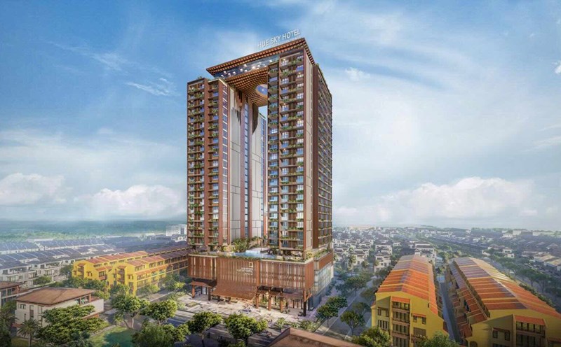 Perspective of the Hotel Project at Thuy Van Complex Phase 2. Thuy Giang.