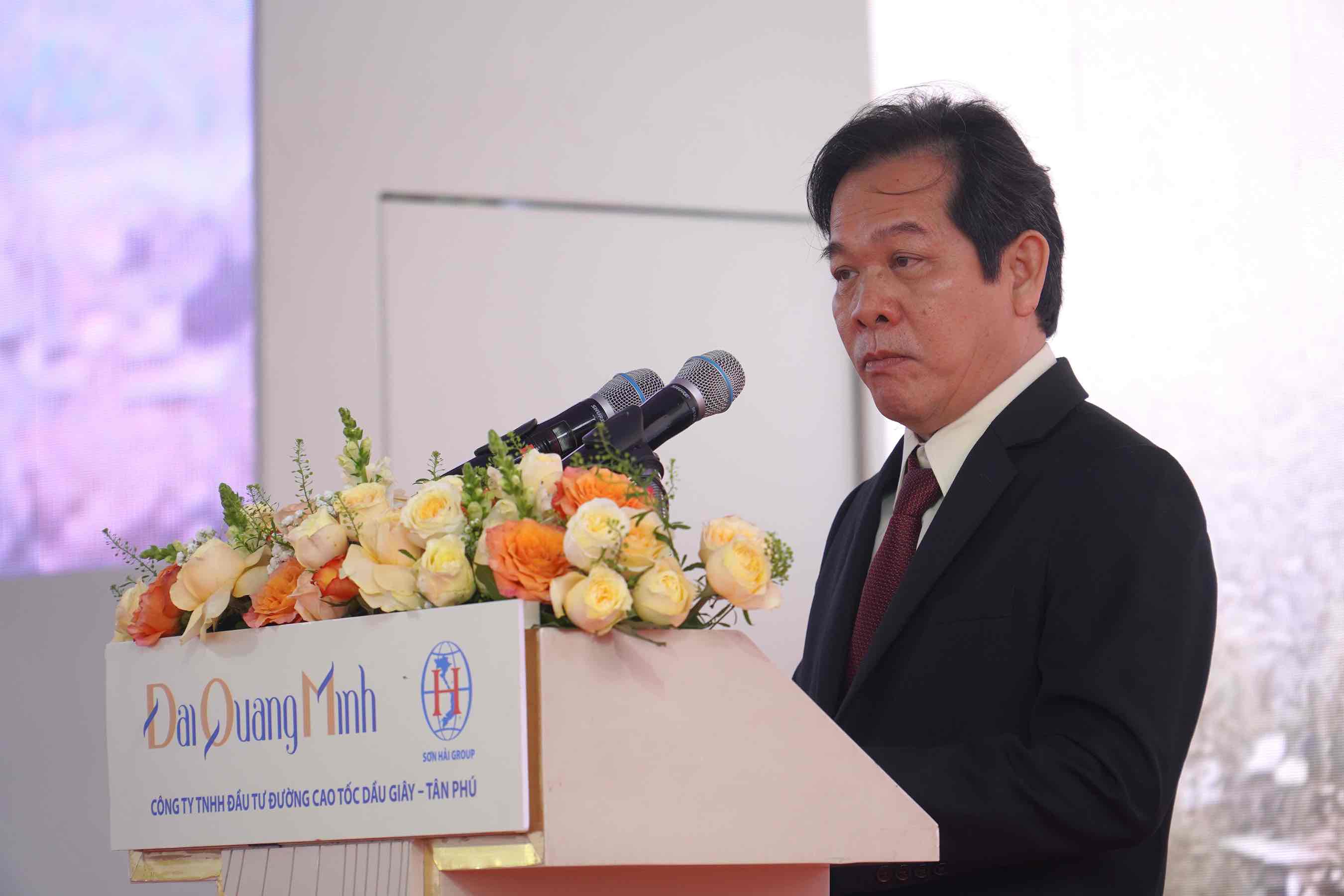 Dai dien Dai Quang Minh phat bieu tai buoi le. Anh: HAC