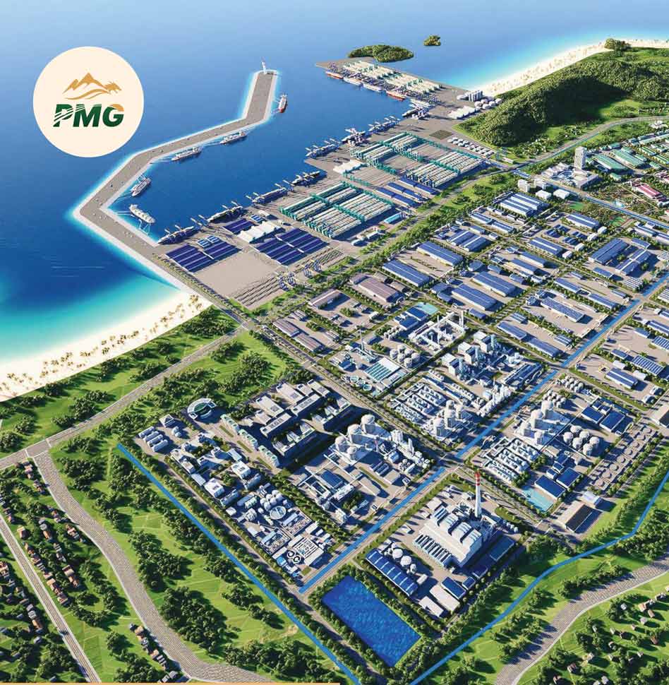 Phoi canh Khu cong nghiep Phu My. Anh: Ban to chuc