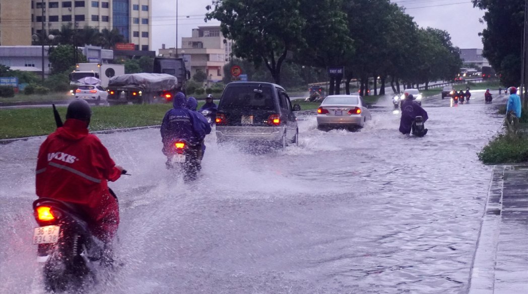 Thanh Hoa is forecast to continue to have heavy rain today, August 19. Photo: Quach Du