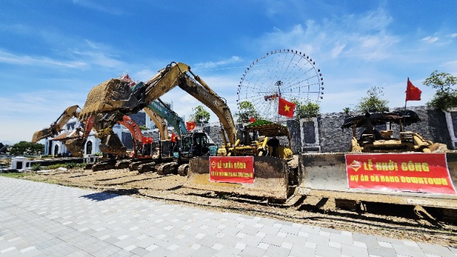 Sieu du an Da Nang gan 80.000 ti chinh thuc khoi cong. Anh: Hoang Bin