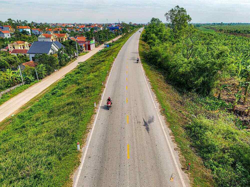 The road connecting the heritage along the Red River (Hung Yen province) has officially started construction. Photo: Ngoc Dep