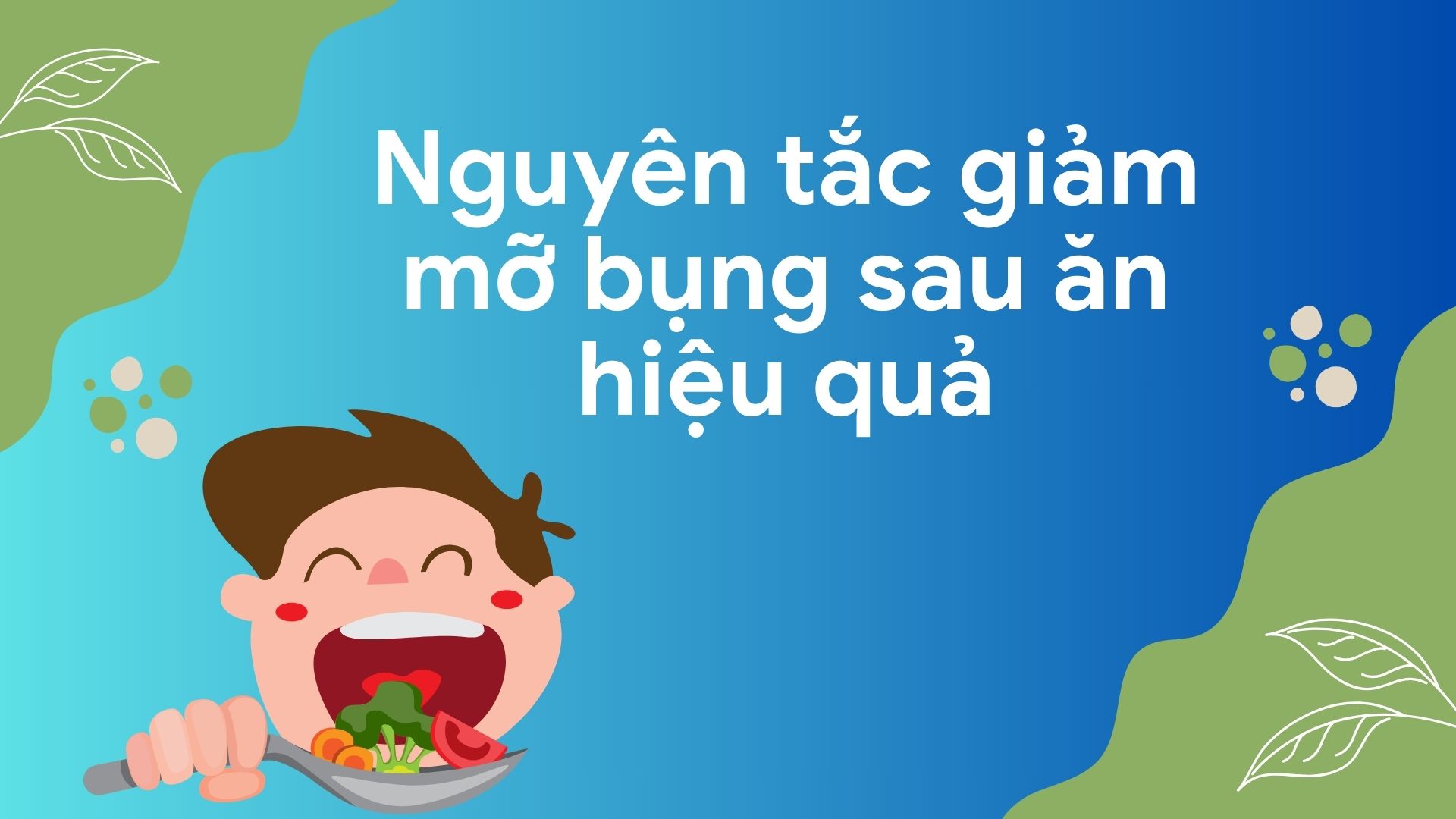 To reduce belly fat, it is necessary to choose reasonable foods. Graphic photo: Huong Son