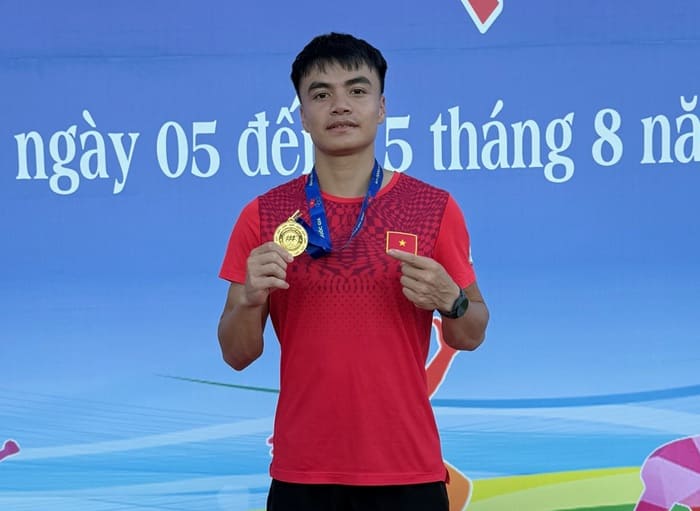 Ngan Ngoc Nghia dang co thanh tich tot trong mon dien kinh. Anh: Hoai Viet