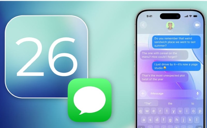 The message app (iMessage) on iOS 26 has just been upgraded by Apple with many new filter features. Graphics: Vu Linh