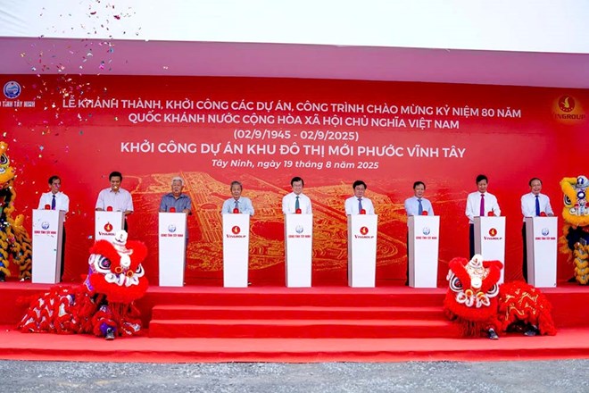 Tây Ninh khởi công 3 dự án trọng điểm về đô thị và hạ tầng