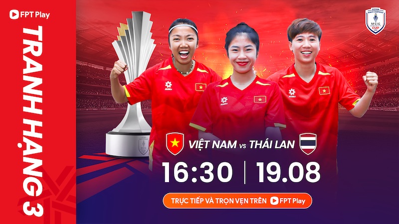 The Vietnam women's team will meet Thailand in the third-place match of the 2025 Southeast Asian Championship. Photo: FPT PLay