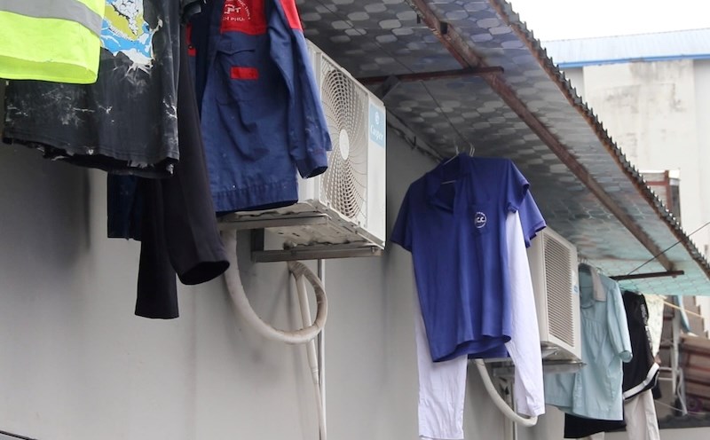 Workers in boarding houses in Hanoi carefully calculate each electricity number. Photo: Nguyen Linh